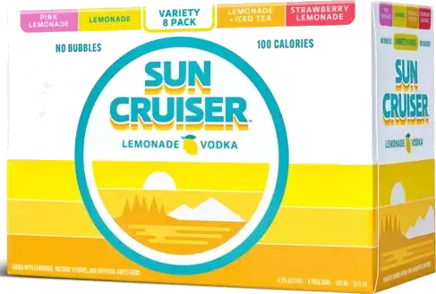 Sun Cruiser Lemonade Vodka Cocktail 12-Oz Can 8-Pack