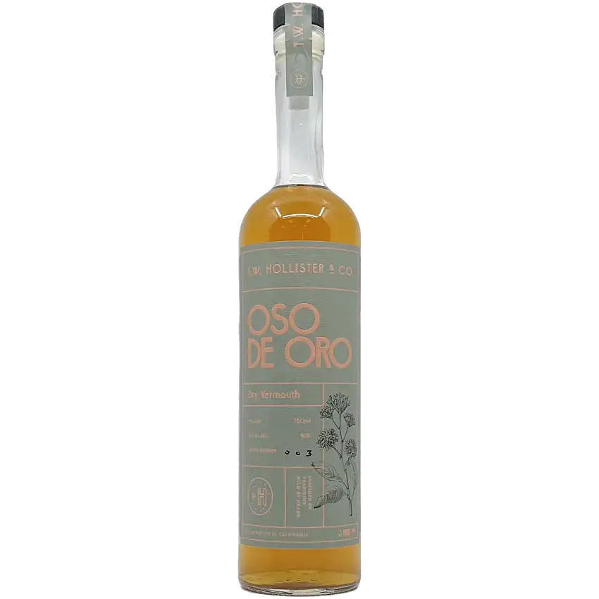 T.W. Hollister & Co. Oso de Oro Dry Vermouth, California