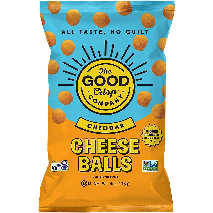 The Good Crisp Company Cheddar Cheese Balls, Colorado