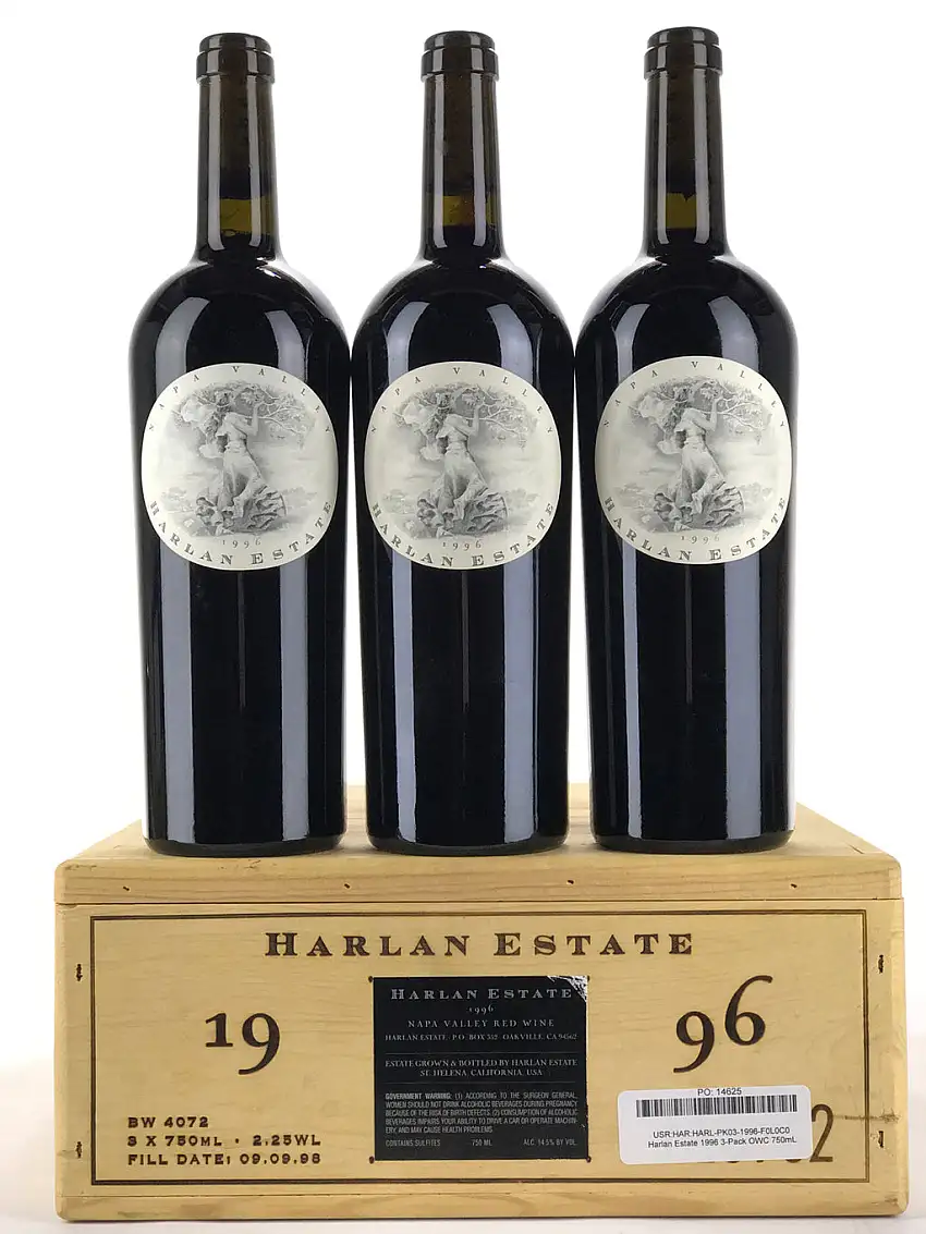 1996 Harlan Estate, Napa Valley, Case of 3 Btls