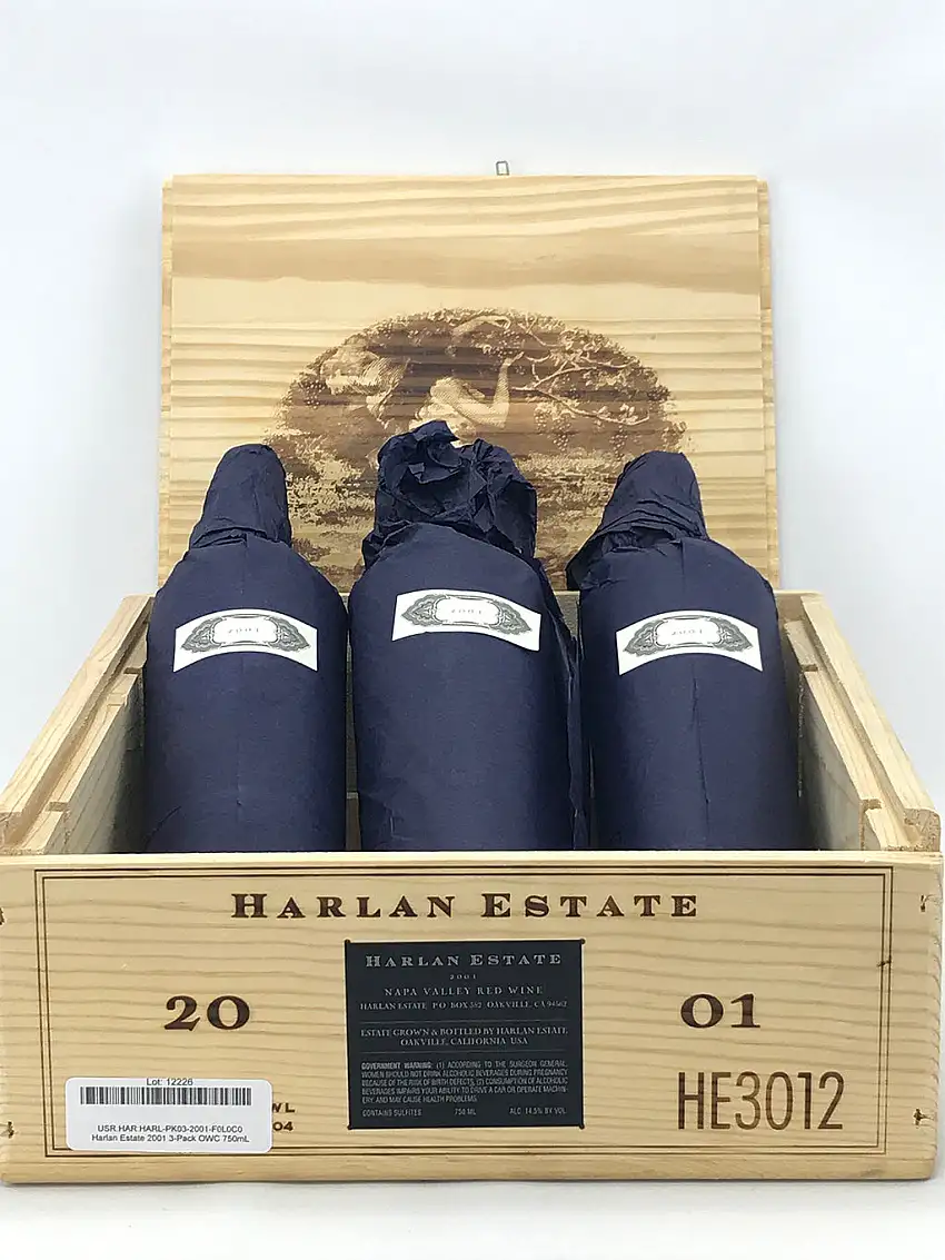 2001 Harlan Estate, Napa Valley, Case of 3 Btls