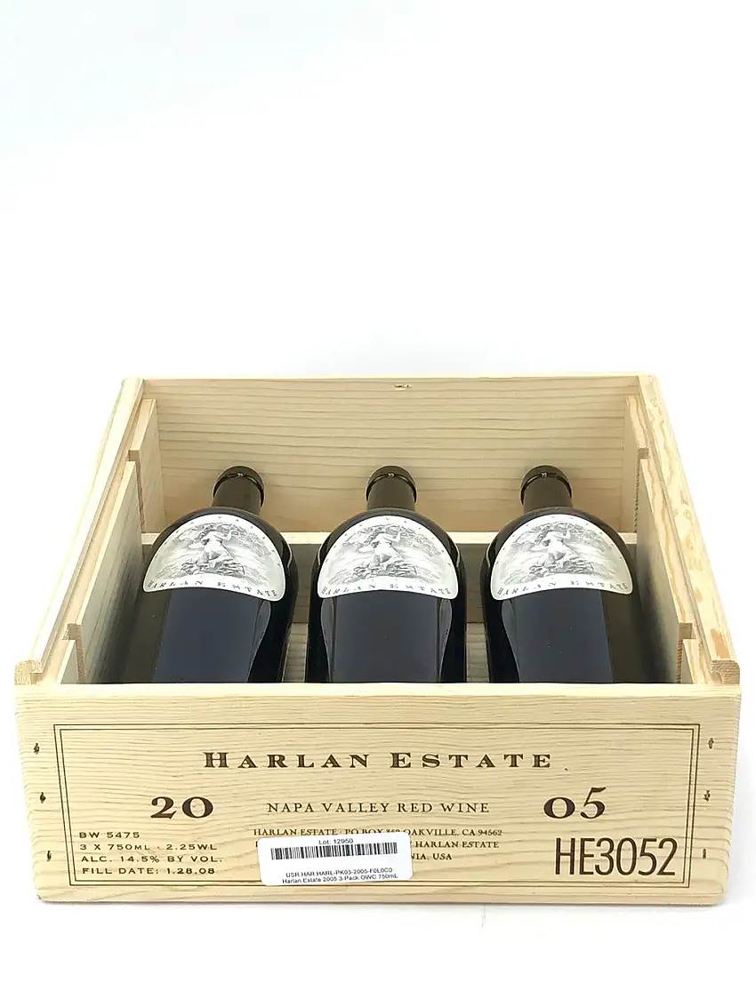 2005 Harlan Estate, Napa Valley, Case of 3 Btls