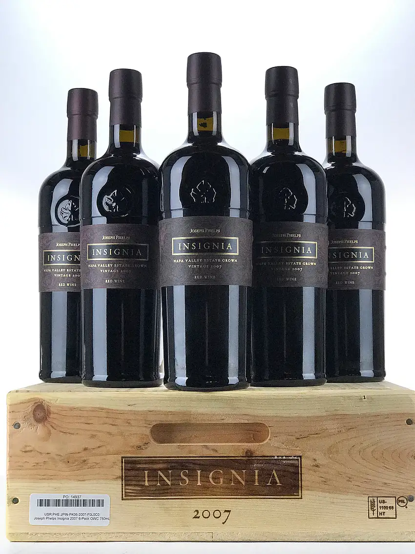 2007 Joseph Phelps, Insignia, Napa Valley, Case of 6 btls