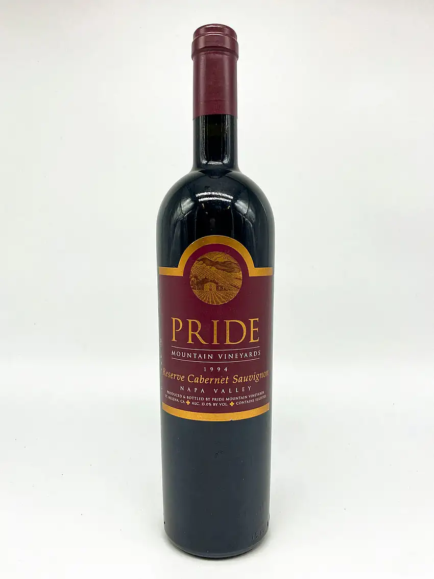1994 Pride Mountain, Reserve Cabernet Sauvignon, Napa Valley, Bottle (750ml)