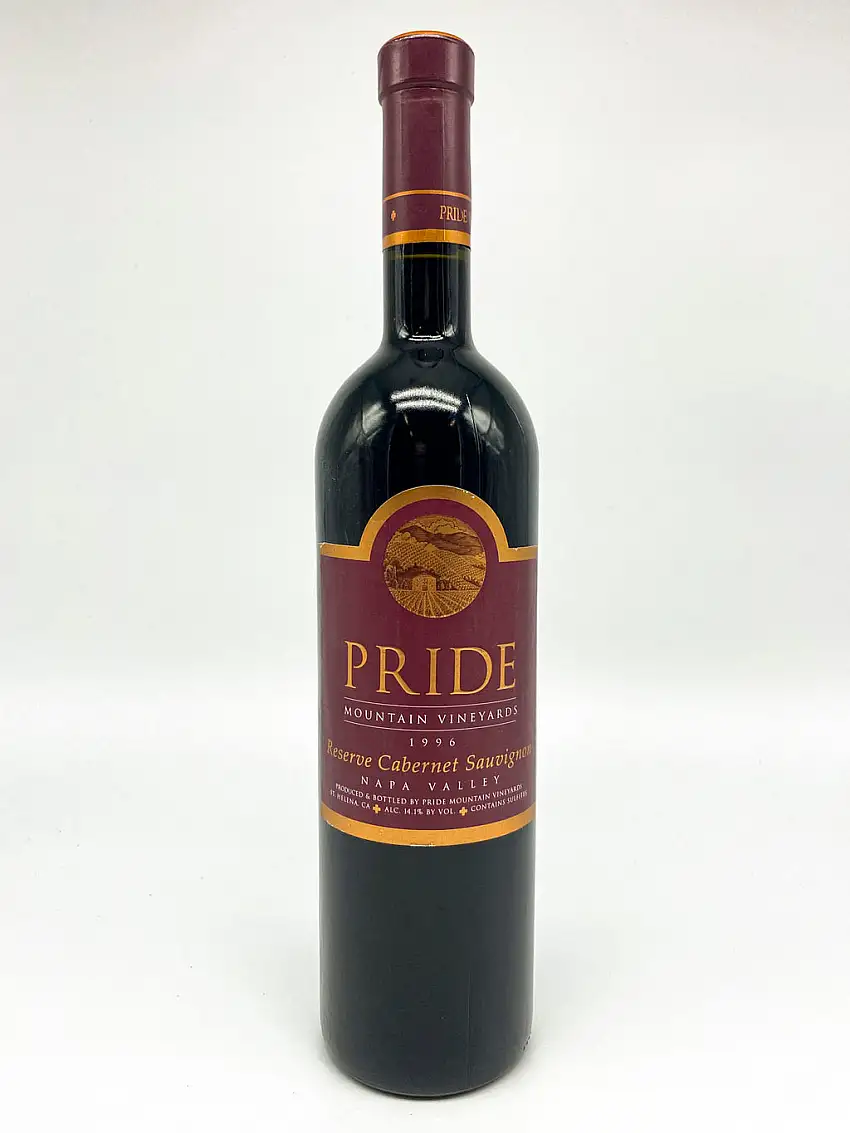 1996 Pride Mountain, Reserve Cabernet Sauvignon, Napa Valley, Bottle (750ml)