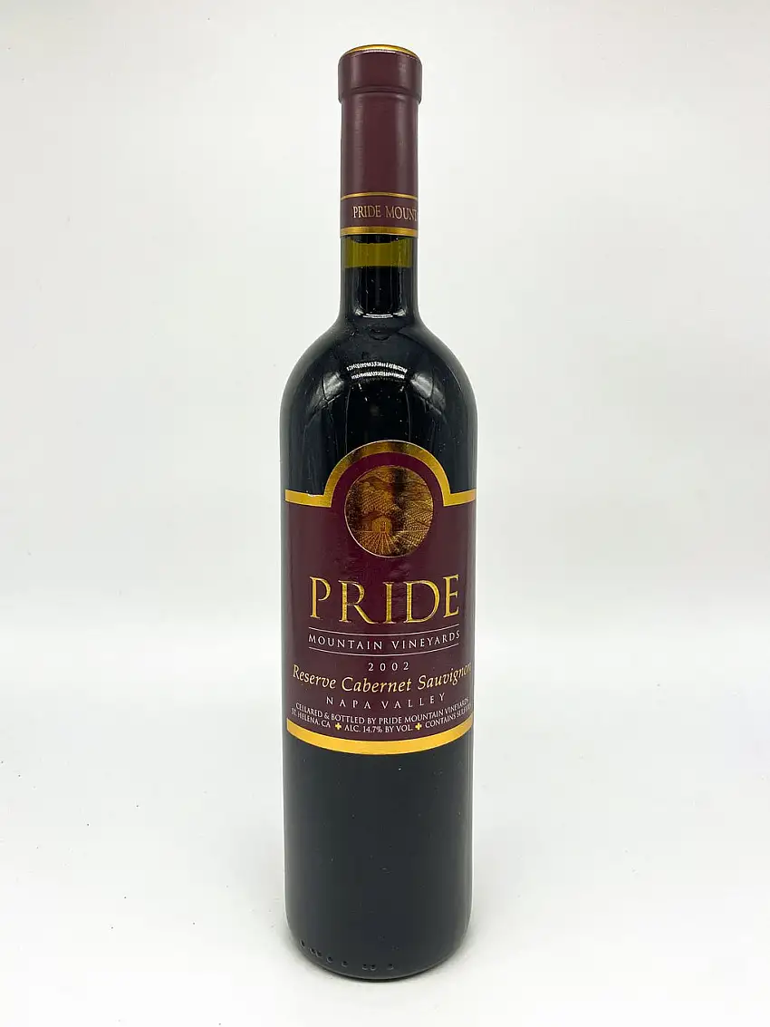 2002 Pride Mountain, Reserve Cabernet Sauvignon, Napa Valley, Bottle (750ml)