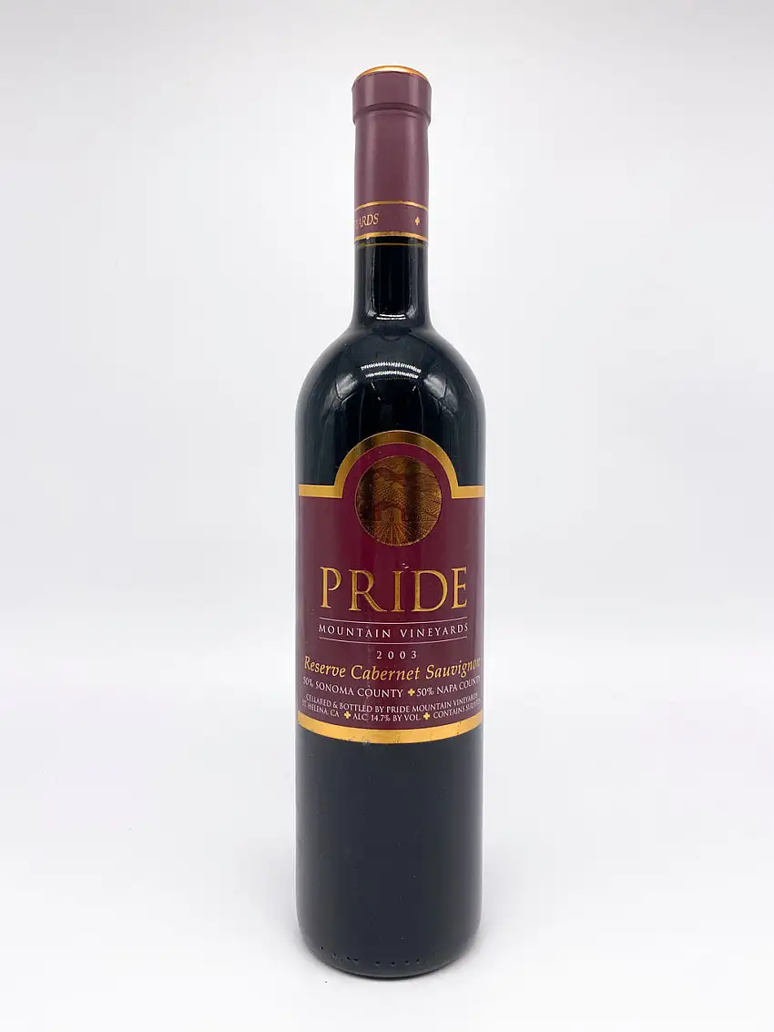 2003 Pride Mountain, Reserve Cabernet Sauvignon, Napa Valley, Bottle (750ml)