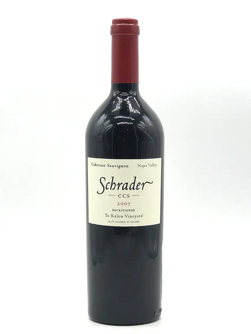 2007 Schrader Cellars, CCS Beckstoffer To Kalon Vineyard Cabernet Sauvignon, Napa Valley, Bottle (750ml)