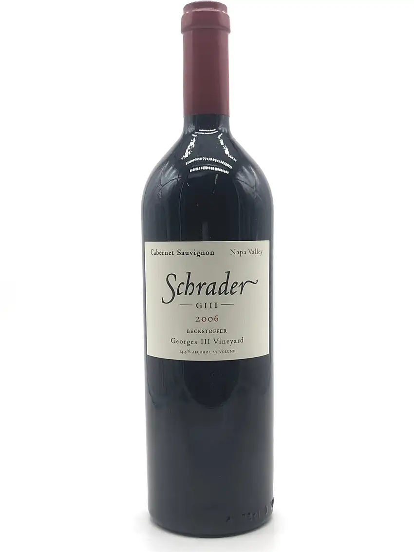 2006 Schrader Cellars, GIII Beckstoffer Georges III Vineyard Cabernet Sauvignon, Napa Valley, Bottle (750ml)