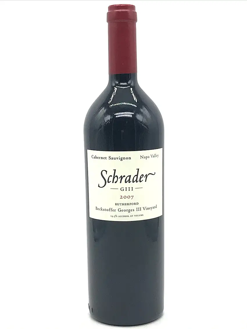 2007 Schrader Cellars, GIII Beckstoffer Georges III Vineyard Cabernet Sauvignon, Napa Valley, Bottle (750ml)