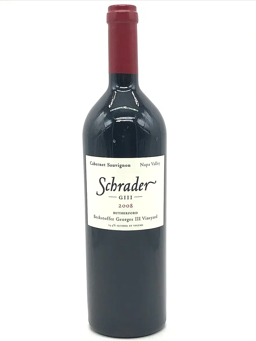 2008 Schrader Cellars, GIII Beckstoffer Georges III Vineyard Cabernet Sauvignon, Napa Valley, Bottle (750ml)
