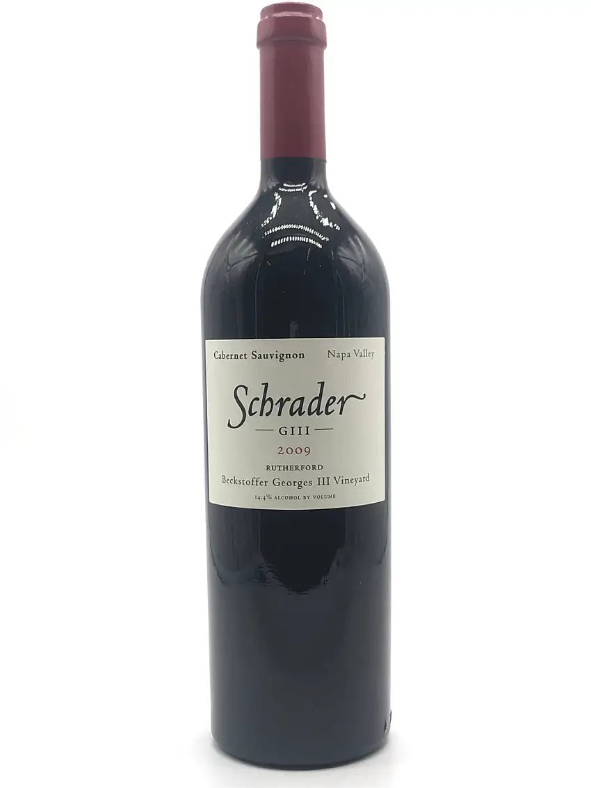 2009 Schrader Cellars, GIII Beckstoffer Georges III Vineyard Cabernet Sauvignon, Napa Valley, Bottle (750ml)