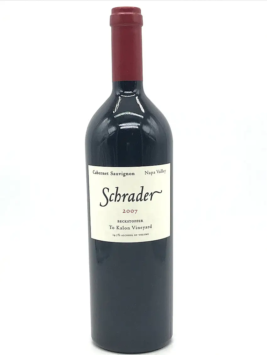 2007 Schrader Cellars, Beckstoffer To Kalon Vineyard Cabernet Sauvignon, Napa Valley, Bottle (750ml)