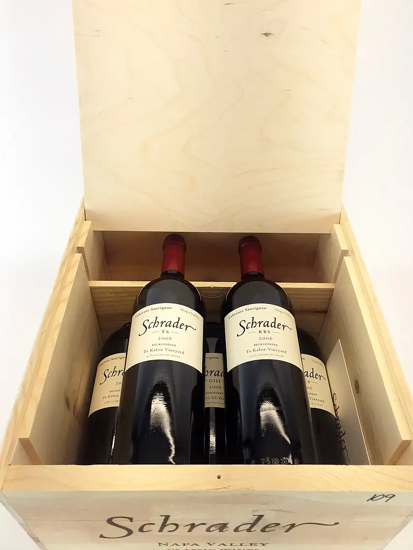 2006 Schrader Cellars, Assortment Case, Napa Valley, Case of 5 Btls [GIII, CCS, RBS, T6,ORIG]