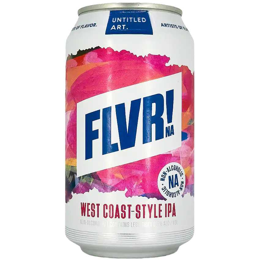 Untitled Art 'FLVR!' Non-Alcoholic West Coast IPA, Wisconsin