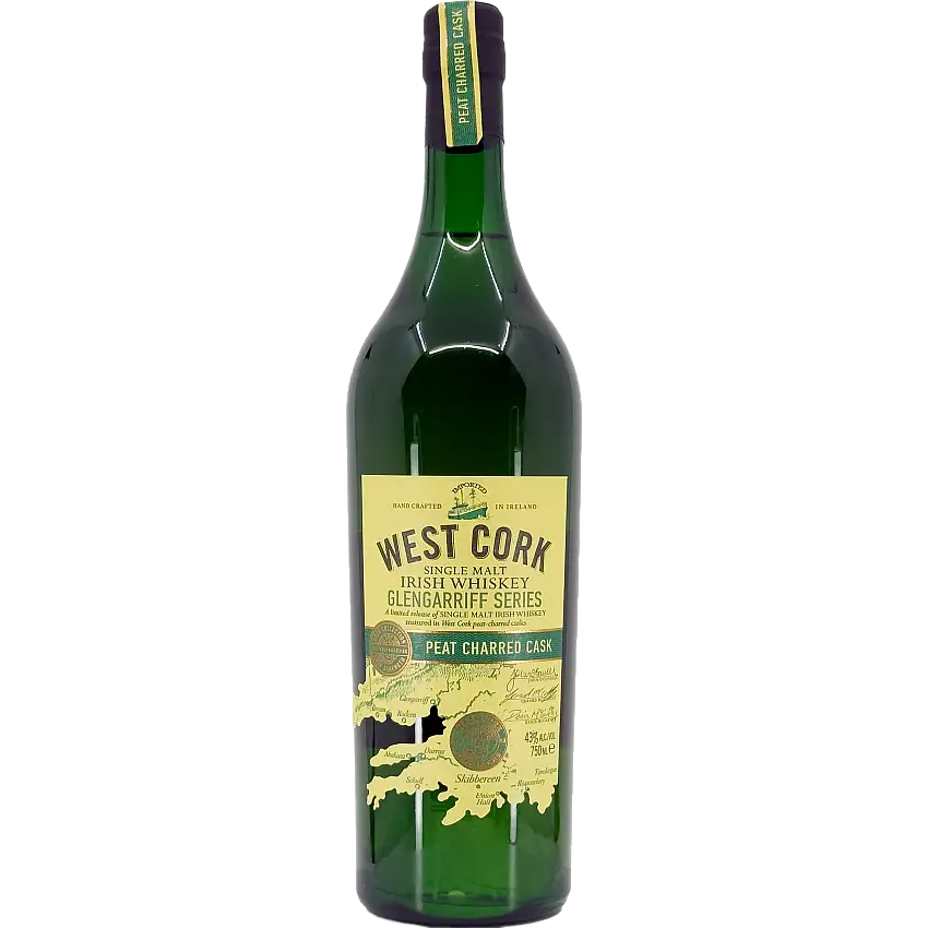 West Cork Distillers 'Glengarriff Series' Peat Charred Cask Single Malt Irish Whiskey, Ireland