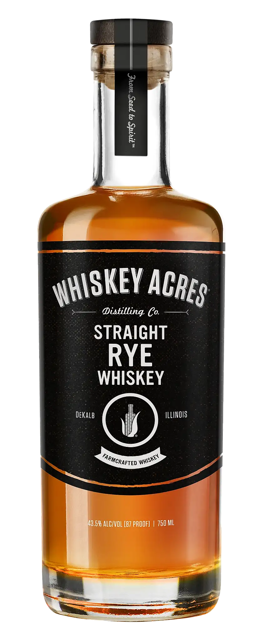 Whiskey Acres Farmcrafted Straight Rye Whiskey 750ml