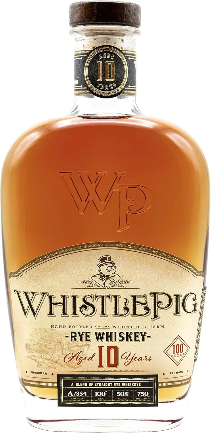 WhistlePig 10 Year Old Straight Rye Whiskey 750ml