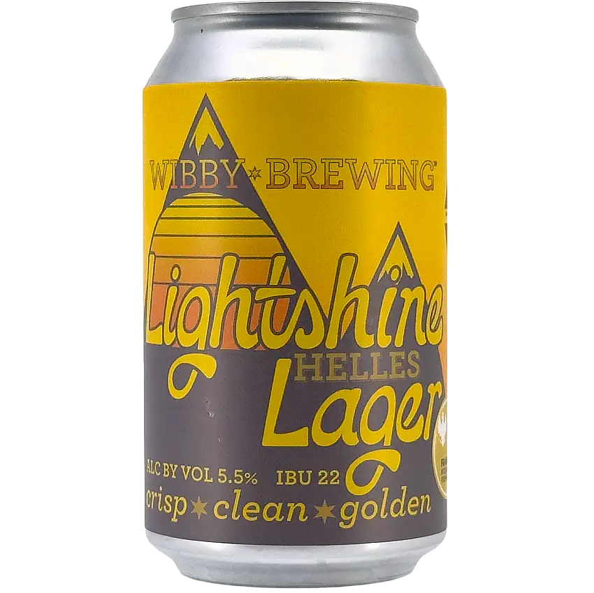 Wibby Brewing 'Lightshine Helles' Lager Beer, Colorado