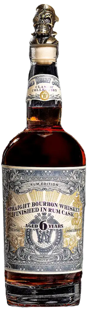 World Whiskey Society 6 Year Old Rum Cask Finished Straight Bourbon Whiskey 750ml