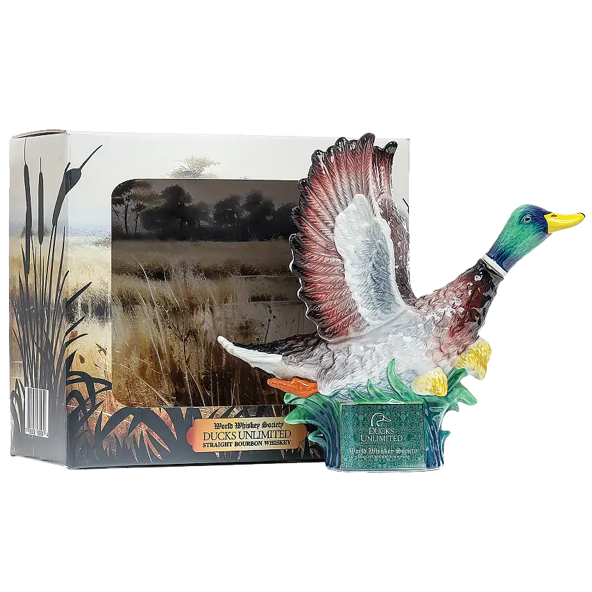 World Whiskey Society Mallard Ducks Unlimited Straight Bourbon Whiskey 750ml
