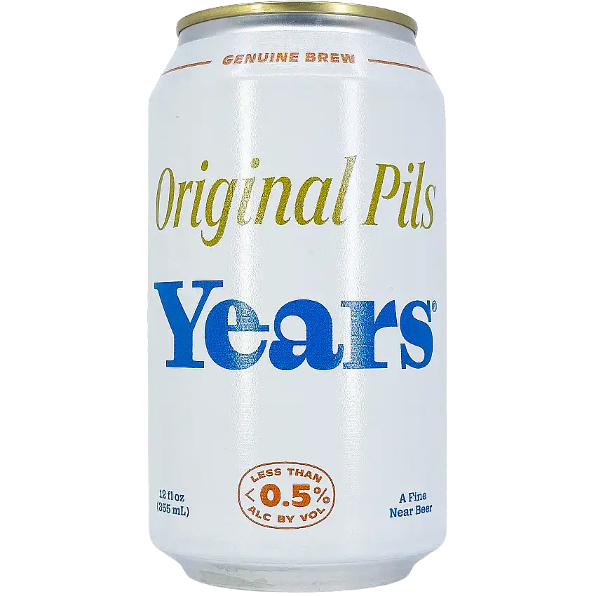 Years Non-Alcoholic Pilsner Beer, Wisconsin