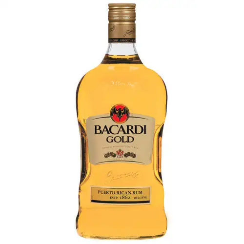 Bacardi Gold Rum 1.75L Glass Bottle