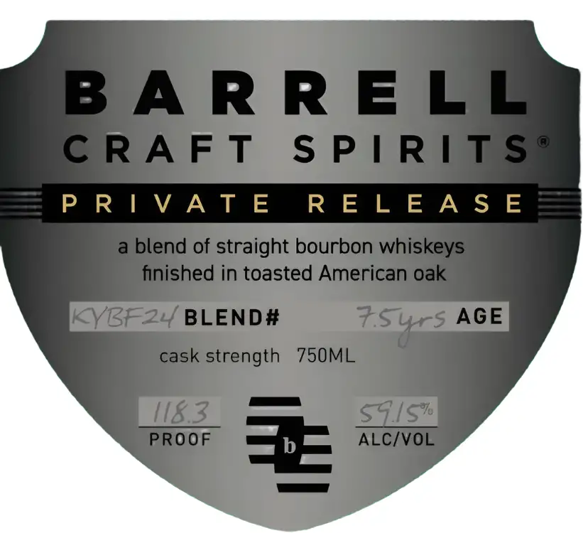 Barrell Craft Spirits Private Release #KYBF24 Blend of Straight Bourbon Whiskeys