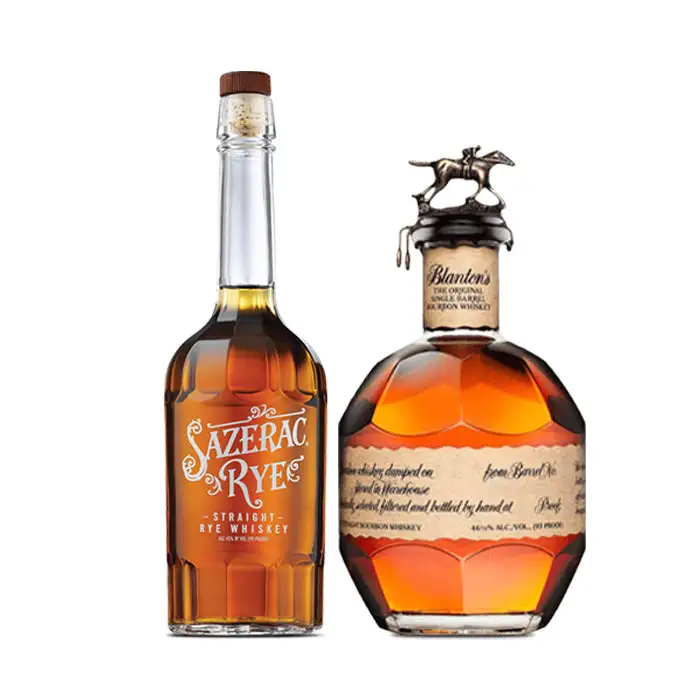Blanton’s Single Barrel Bourbon + Sazerac Rye