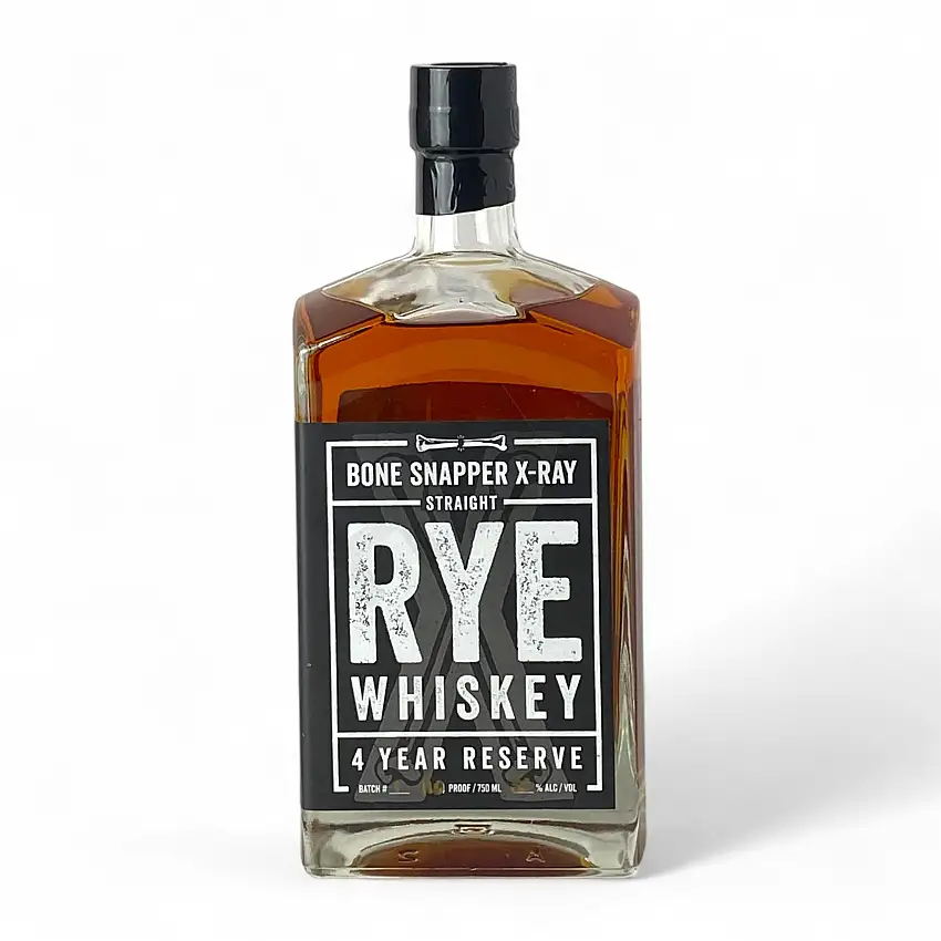Bone Snapper X-Ray 4 Year Reserve Straight Rye Whiskey 750ml