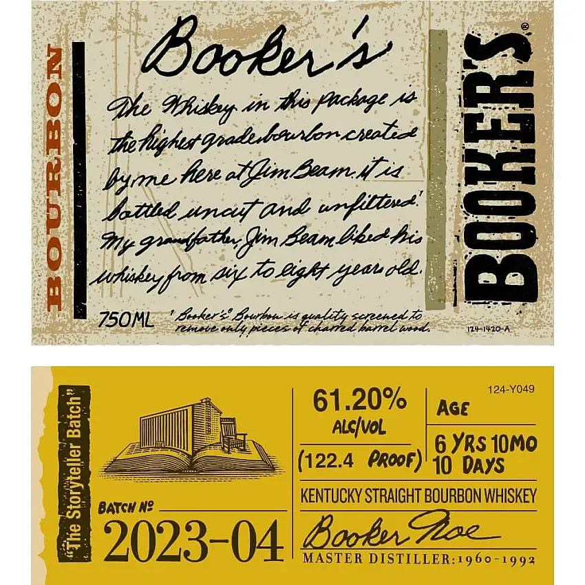 Booker's Bourbon 2023-04 “The Storyteller Batch”