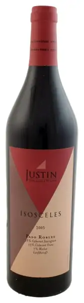 Justin Vineyards Unfiltered Isosceles 2005 Red Blend