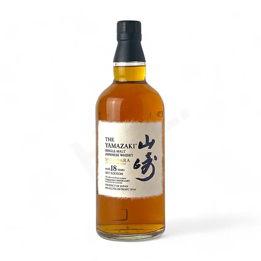 The Yamazaki 2017 Edition Mizunara Japanese Oak Cask 18 Year Old Single Malt Whisky 750ml