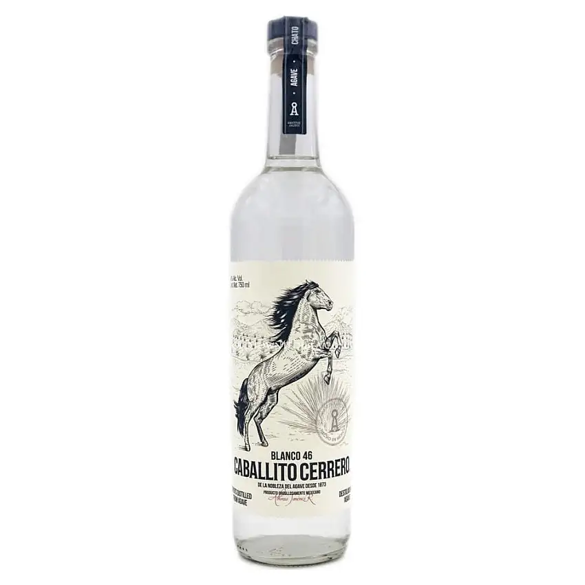 Caballito Cerrero Chato Blanco 46 Tequila