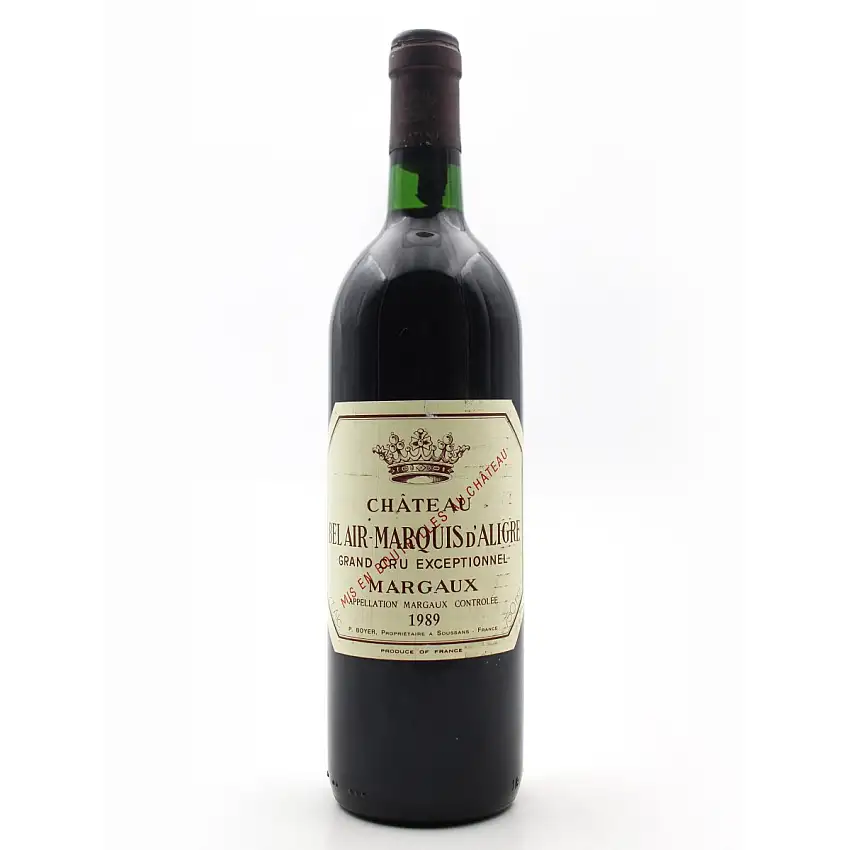 Château Bel Air-Marquis d'Aligre 1989