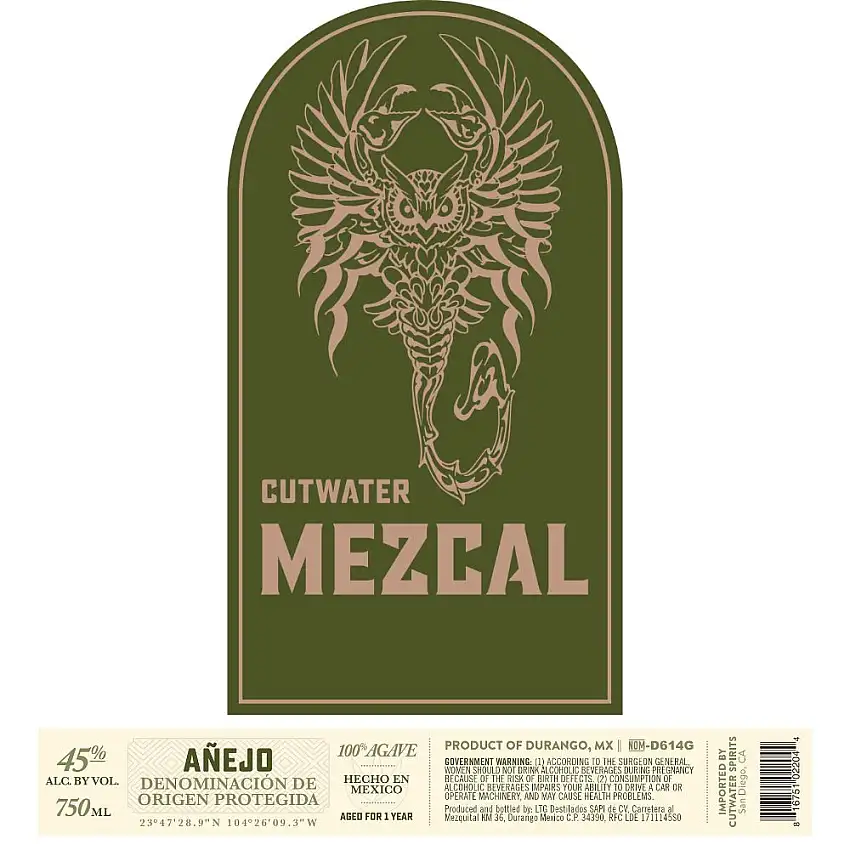Cutwater Mezcal Añejo