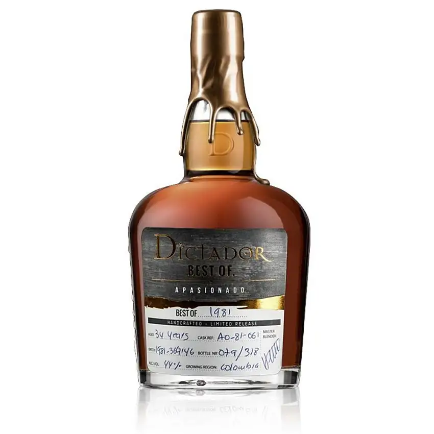 Dictador Best Of 1987 Whiskey Cask Finish Vintage Rum