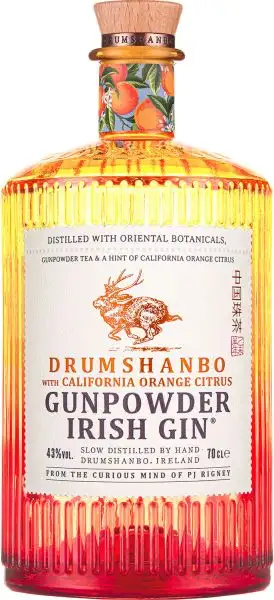 Drumshanbo Gunpowder California Orange Citrus Flavored Gin Premium