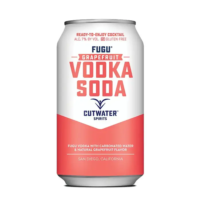 Fugu Grapefruit Vodka Soda (4 Pack - 12 Ounce Cans)