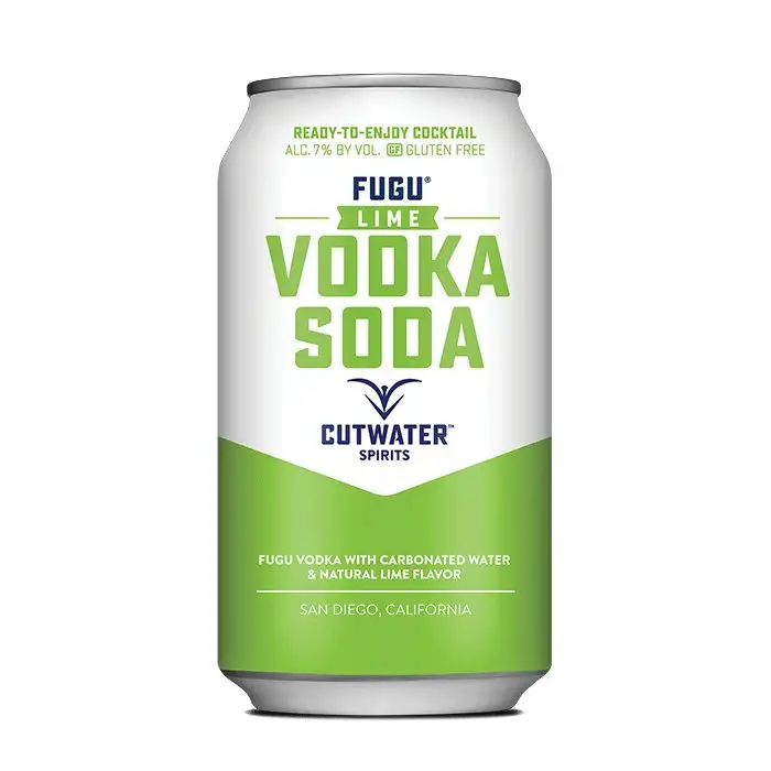 Fugu Lime Vodka Soda (4 Pack - 12 Ounce Cans)