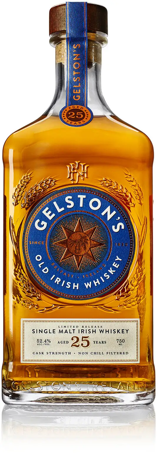 Gelston’s 25 Year Old Single Malt Irish Whiskey