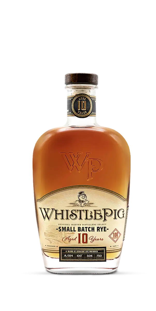 WhistlePig 10 Year Small Batch Rye Whiskey 100 Proof 750mL