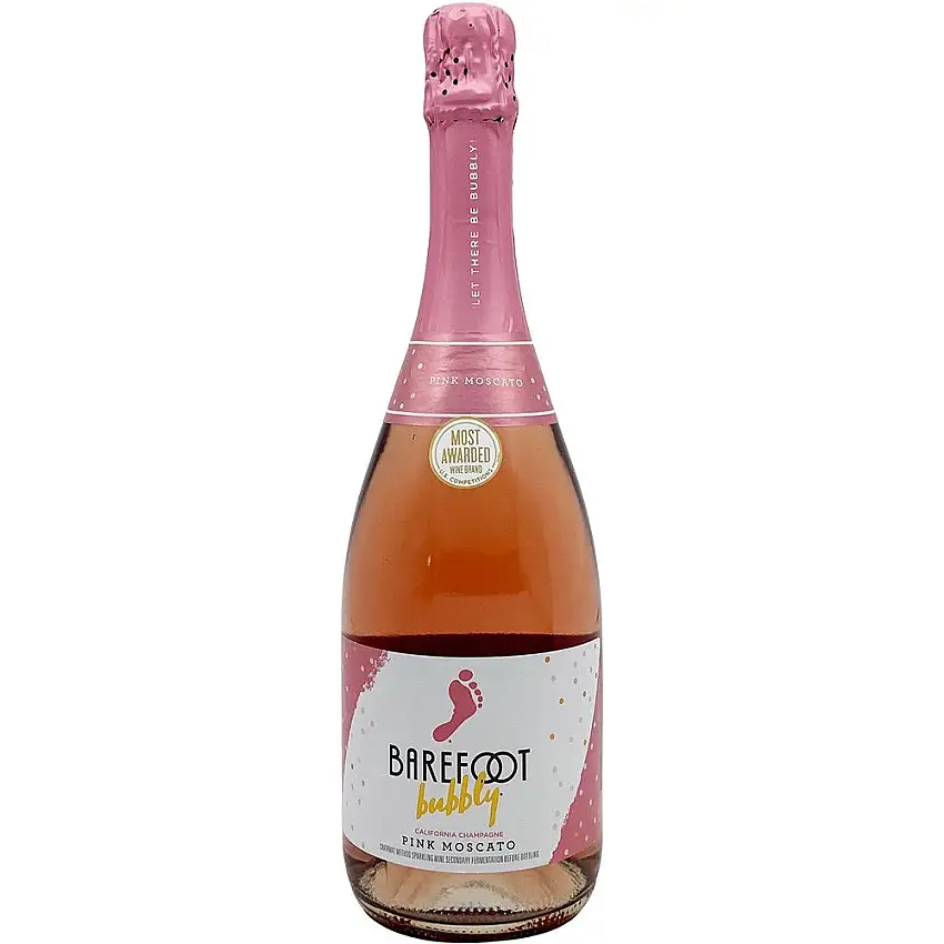Barefoot Bubbly Pink Moscato 750mL