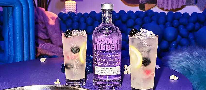 Absolut Wild Berri Vodka 1L