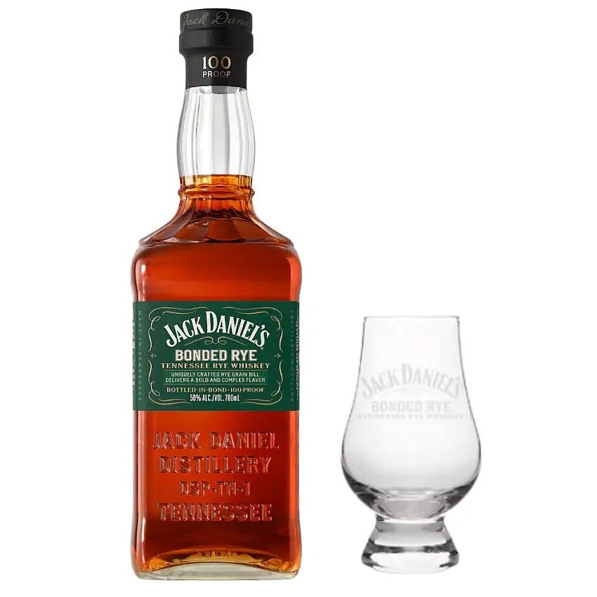 Jack Daniel’s Bonded Rye With Glencairn Glass