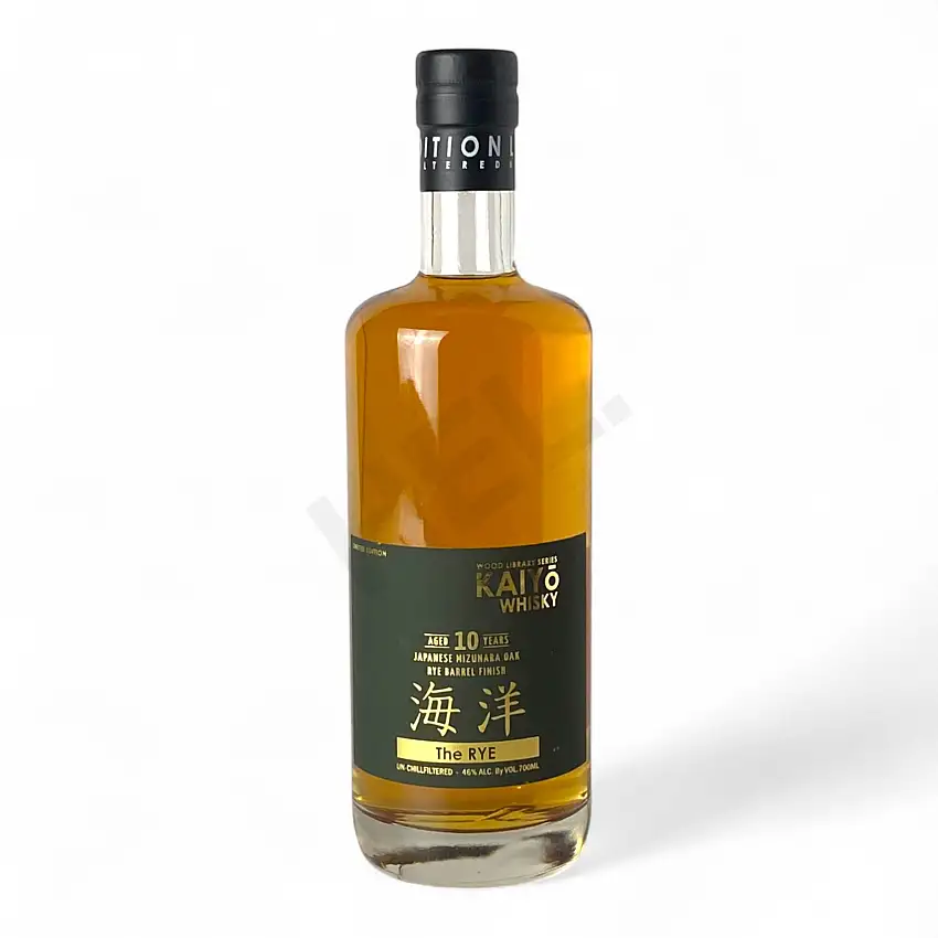 Kaiyo Wood Library Series 'The Rye' 10 Year Old Whisky 700ml