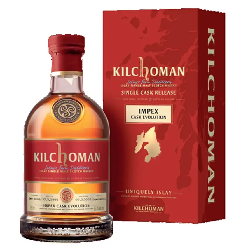 Kilchoman 12 Year Old Single Cask ImpEx Cask Evolution 03/2022
