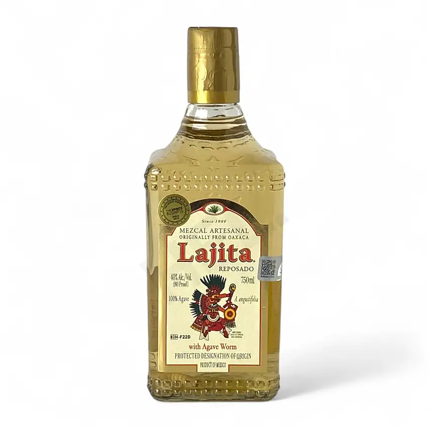 Lajita Mezcal Reposado With Agave Worm 750ml