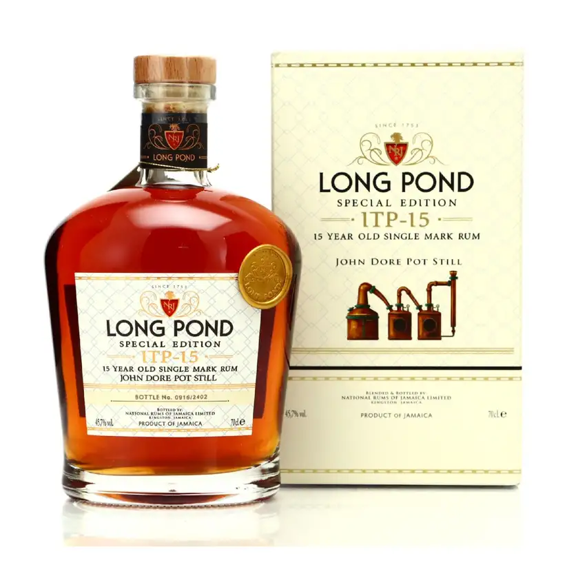 Long Pond Gold Rum Itp 15 John Dore Pot Still Yr 90 2 750Ml