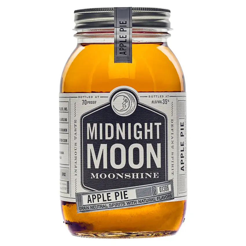Midnight Moon Apple Pie Moonshine Whiskey
